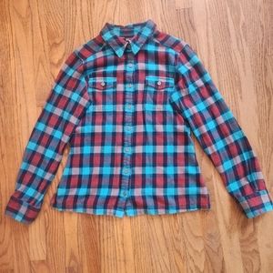 Patagonia Fjord Flannel Organic Cotton Plaid Long Sleeve Shirt Women's 4